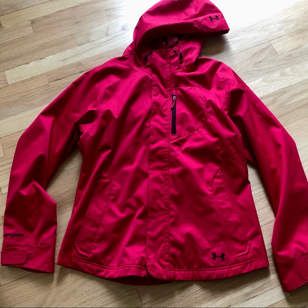 Under Armour - Ski Jacket Red with Liner SMALL
